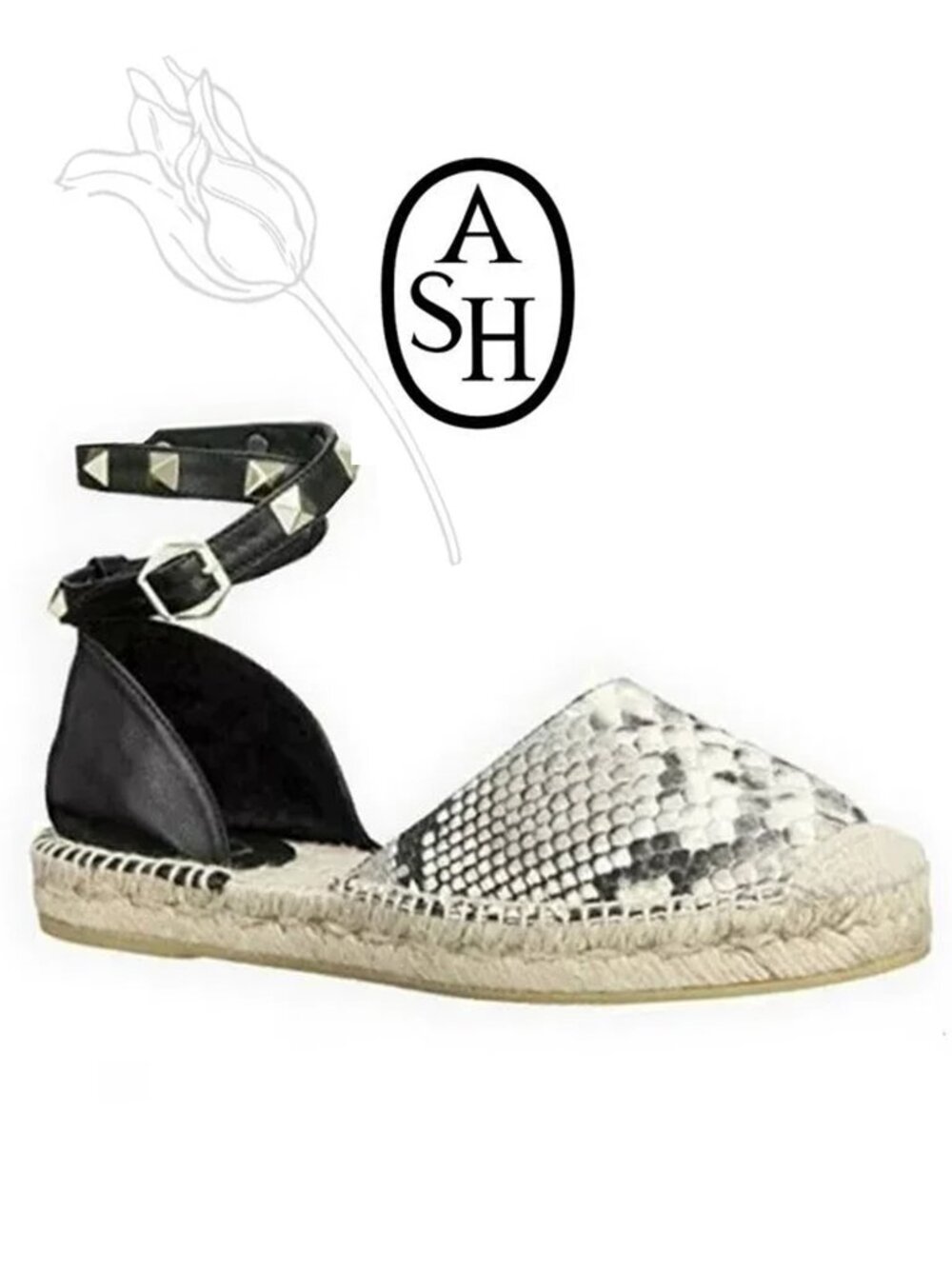 Ash Ashitalia Roccia Snake Zania Espadrille 7